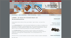 Desktop Screenshot of loewer-online.com